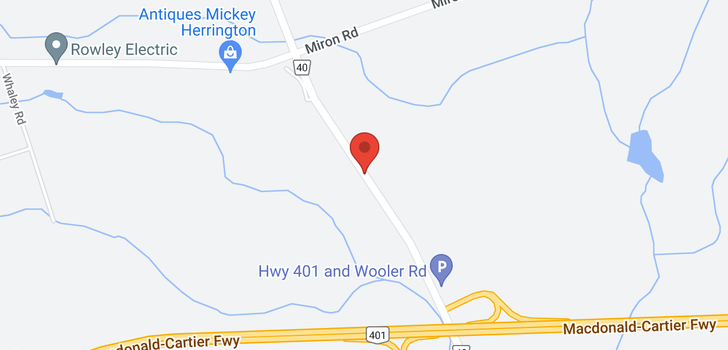 map of 1319 COUNTY ROAD 40 ROAD